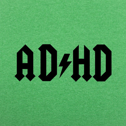 ADHD Lightning Bolt Rock Band Logo Parody