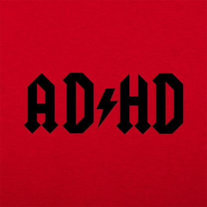 ADHD Lightning Bolt Rock Band Logo Parody