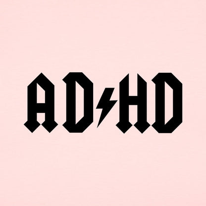 ADHD Lightning Bolt Rock Band Logo Parody
