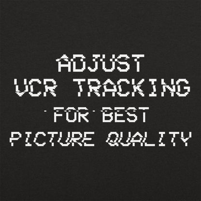 Adjust VCR Tracking for Best Picture Quality