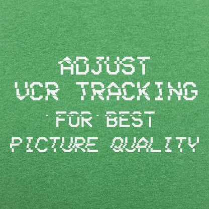 Adjust VCR Tracking for Best Picture Quality