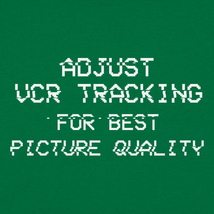 Adjust VCR Tracking for Best Picture Quality
