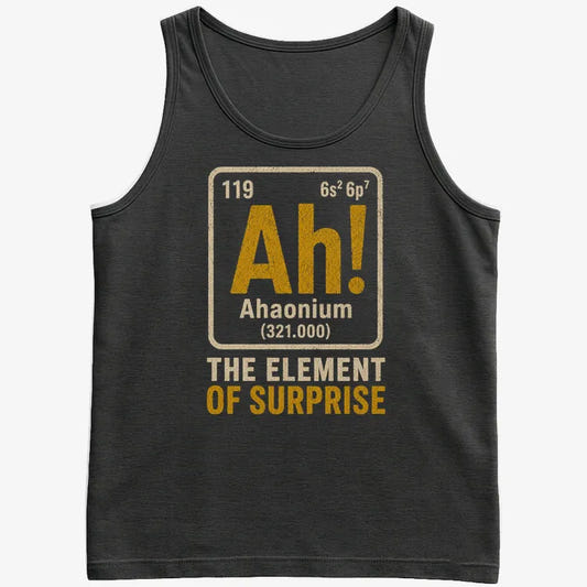 Ah! The Element of Surprise-Men's Tank Top-Black