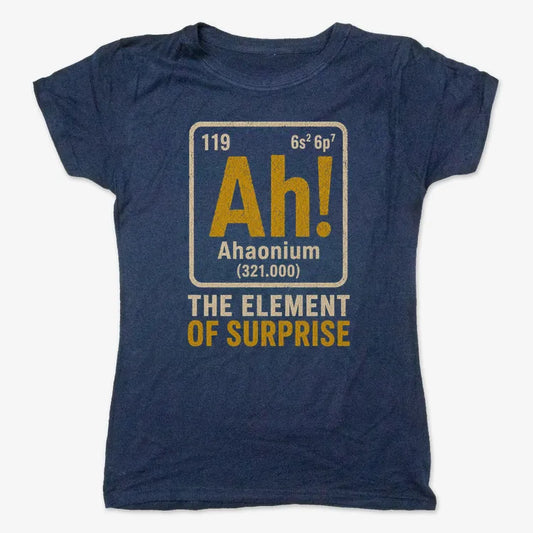 Ah! The Element of Surprise-Women's T-Shirt-True Navy