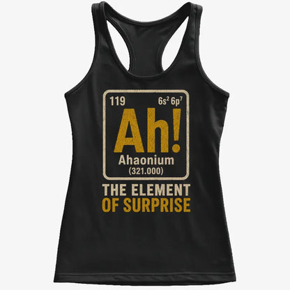 Ah! The Element of Surprise-Women's Tank Top-Midnight