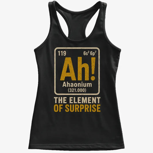 Ah! The Element of Surprise-Women's Tank Top-Midnight