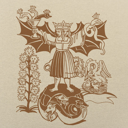 Alchemy Medieval Illiustration graphic tee design