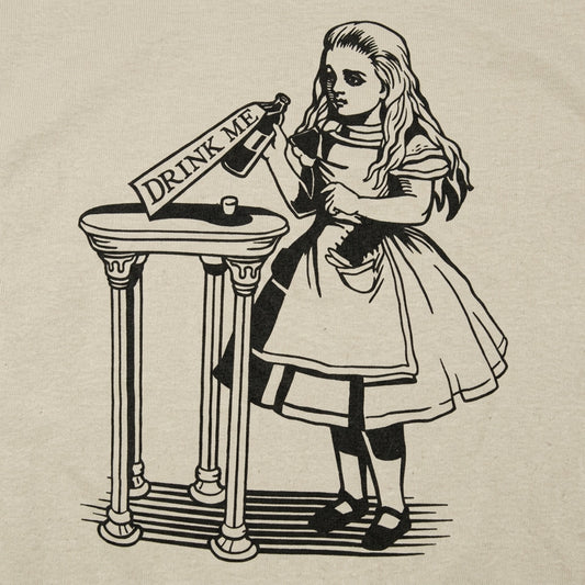 Alice Drink Me Bottle Wonderland Illustration detail