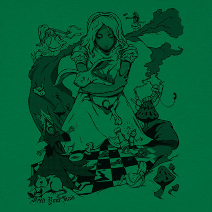 Alice In Wonderland with White Rabbit and Mad Hatter