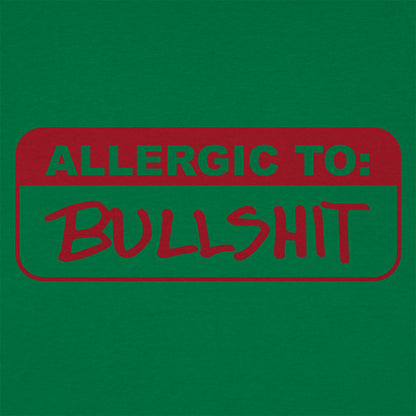 Allergic To Bullshit Warning Label