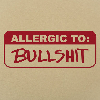 Allergic To Bullshit Warning Label