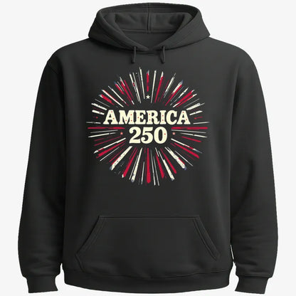 America 250 Years Celebration-Hoodie-Black