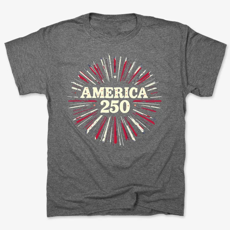 America 250 Years Celebration-Men's T-Shirt-Charcoal Heather