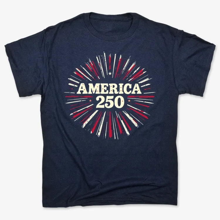 America 250 Years Celebration-Men's T-Shirt-Navy Blue