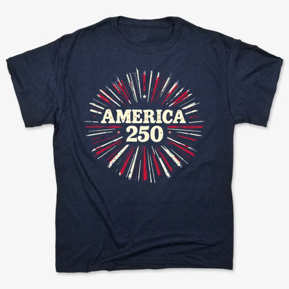 America 250 Years Celebration-Men's T-Shirt-Navy Blue