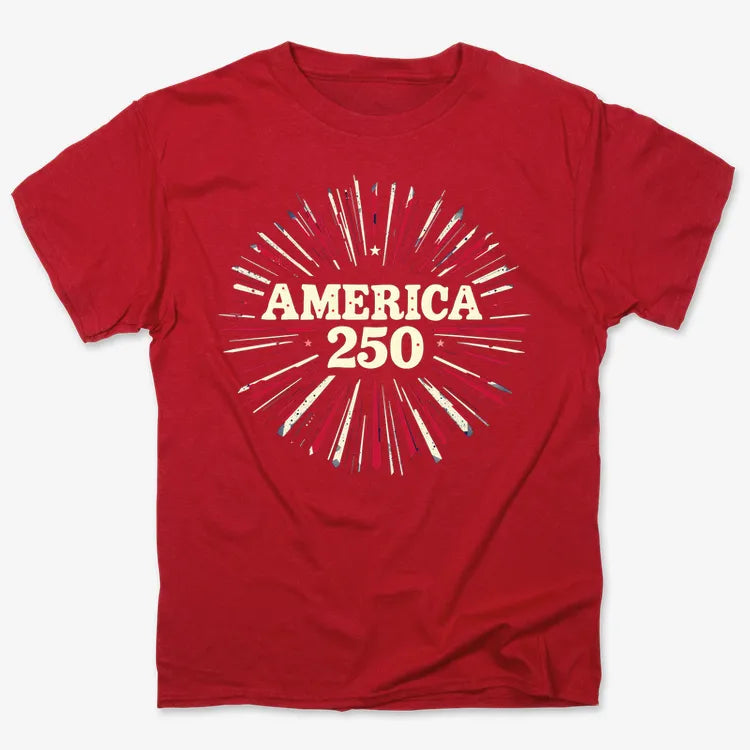 America 250 Years Celebration-Men's T-Shirt-Red