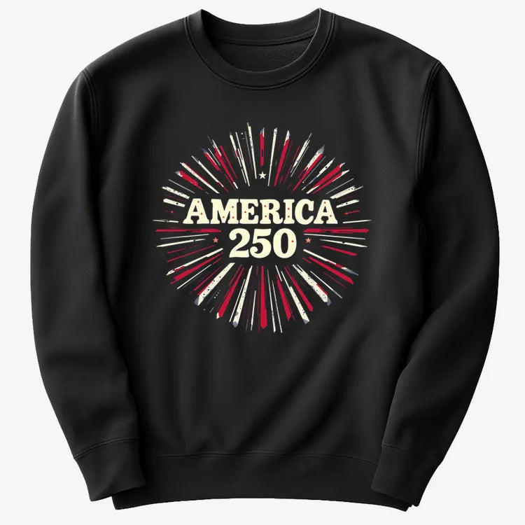 America 250 Years Celebration-Sweater-Black