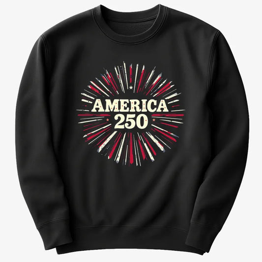 America 250 Years Celebration-Sweater-Black