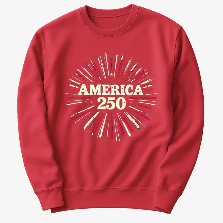 America 250 Years Celebration-Sweater-Red