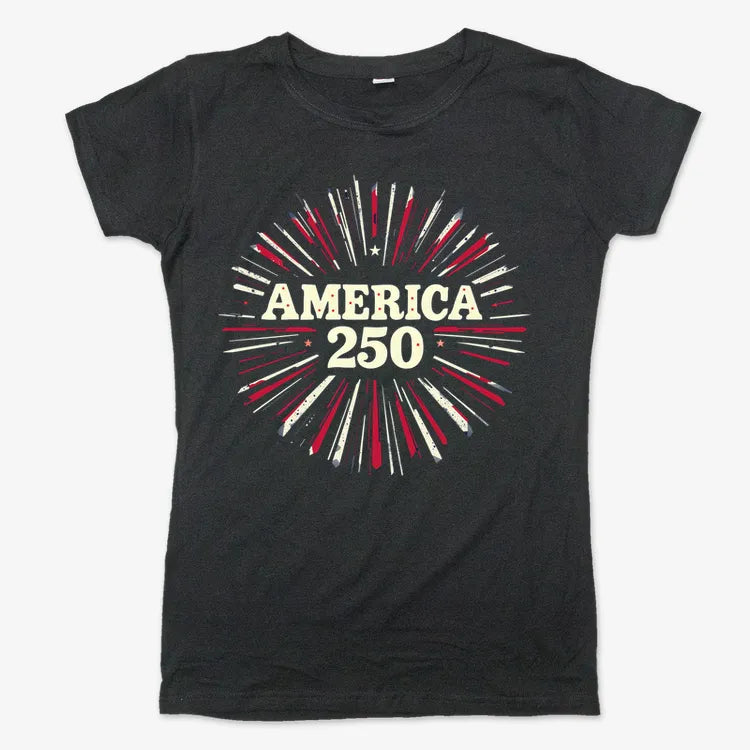 America 250 Years Celebration-Women's T-Shirt-Midnight