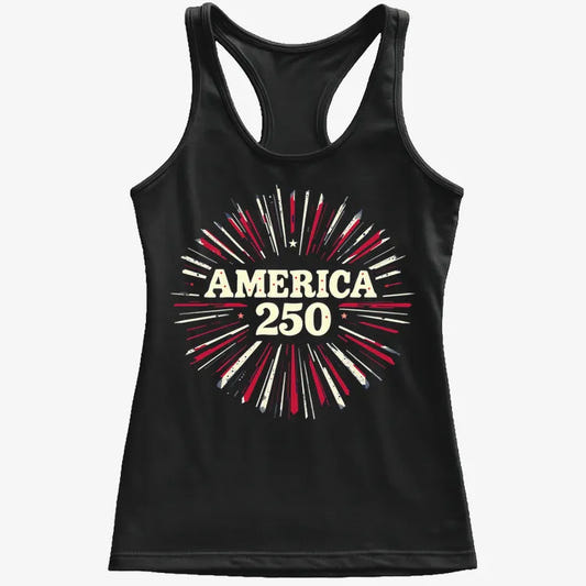America 250 Years Celebration-Women's Tank Top-Midnight