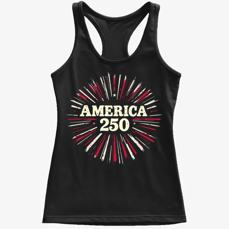 America 250 Years Celebration-Women's Tank Top-Midnight