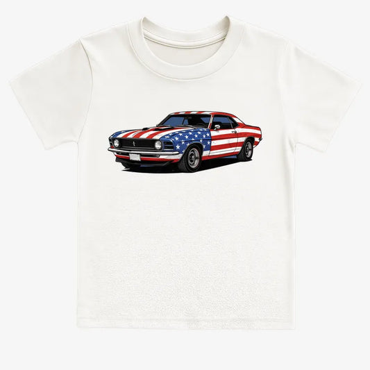 American Muscle Car Pride-Kids T-Shirt-White