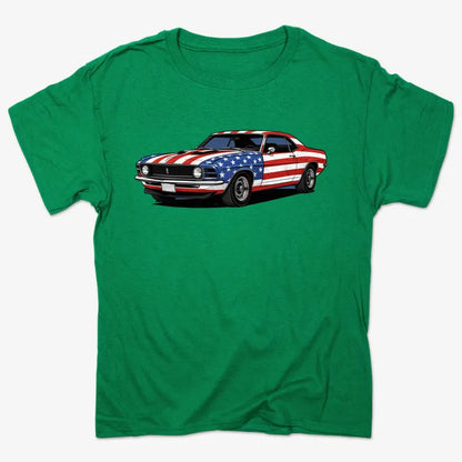 American Muscle Car Pride-Men's T-Shirt-Kelly Green Heather