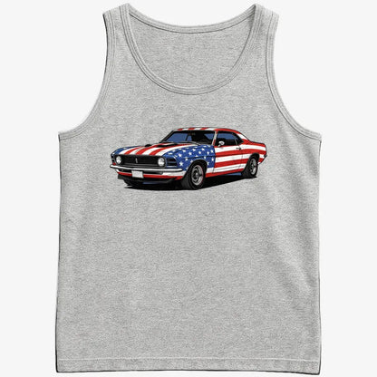 American Muscle Car Pride-Men's Tank Top-Gray Heather