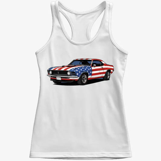 American Muscle Car Pride-Women's Tank Top-Snow