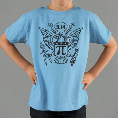 American Pi Eagle Seal with Pi Symbol and 3.14