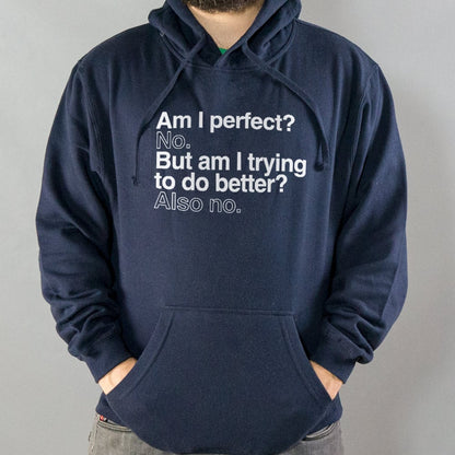 Am I Perfect? No, But Am I Trying to Do Better? Also No
