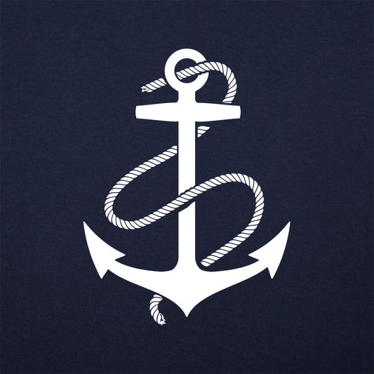 Anchors Aweigh Nautical Anchor and Rope graphic tee design