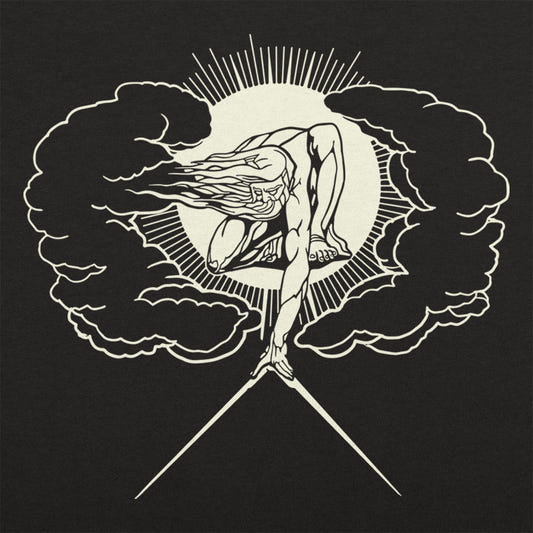 Ancient of Days God with a Cosmic Compass graphic tee design