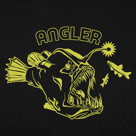 Anglerfish Deep Sea Monster with Glowing Lure detail