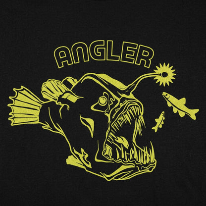 Anglerfish Deep Sea Monster with Glowing Lure detail