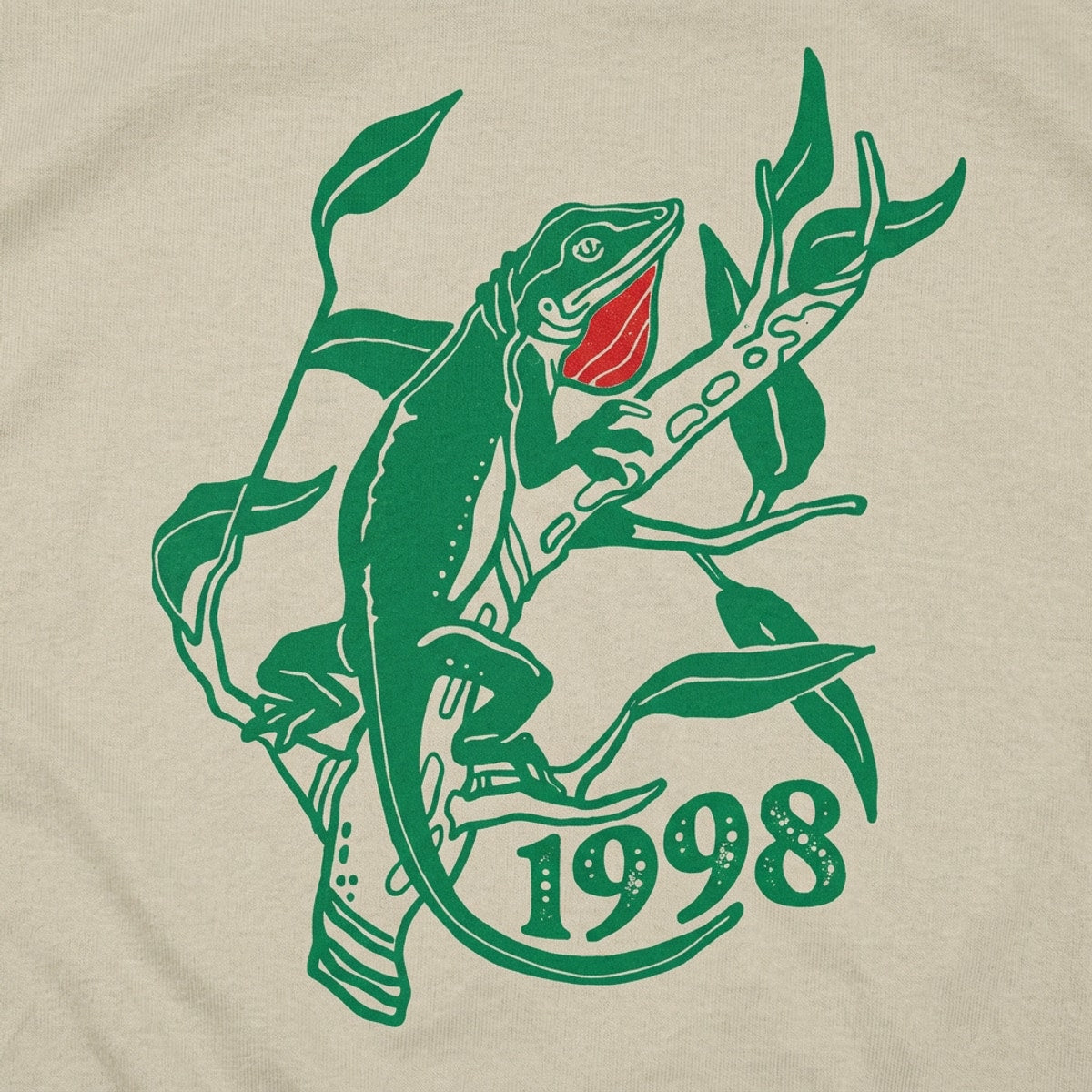 Anole Lizard Illustration detail