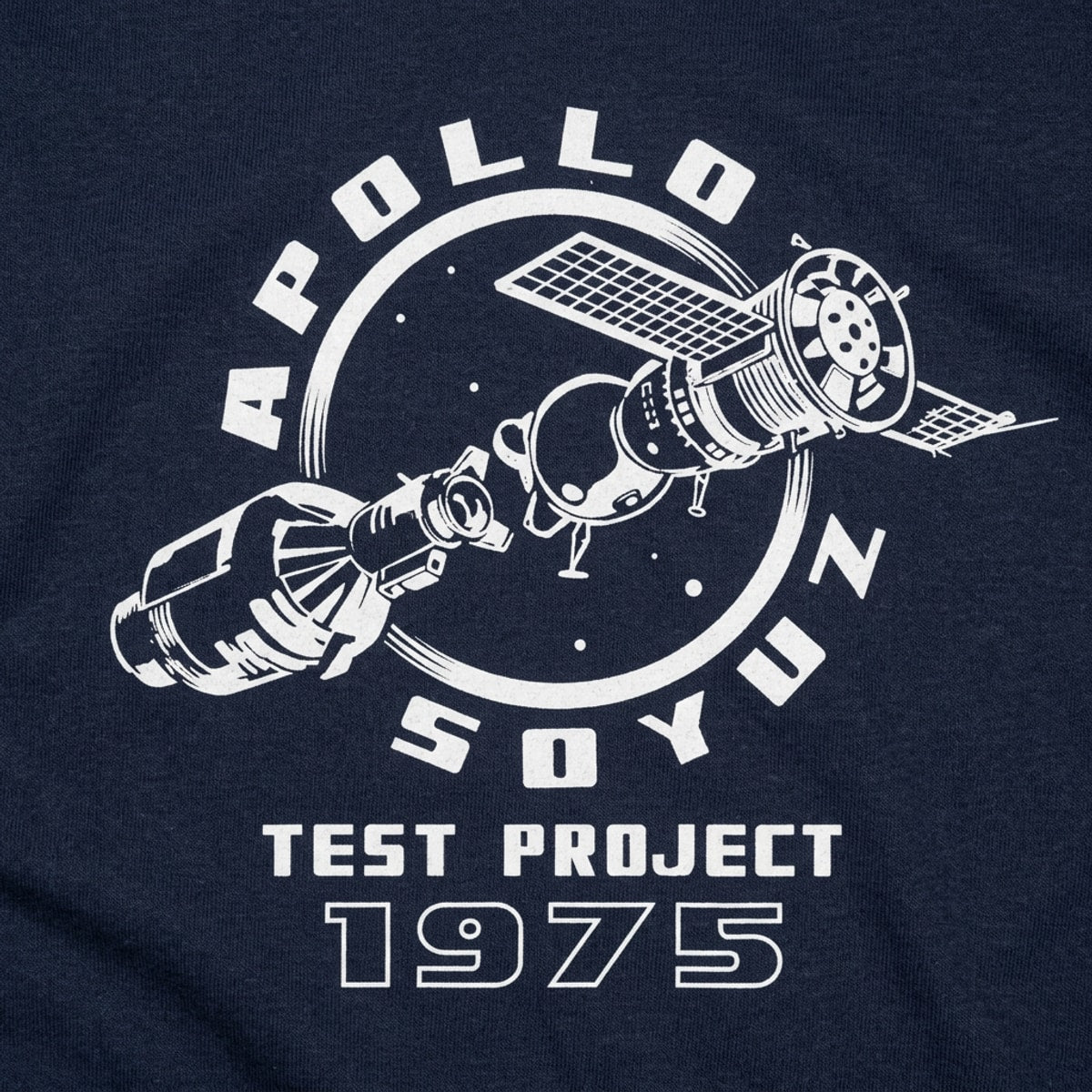 Apollo Soyuz Test Project 1975 Spacecraft Docking detail