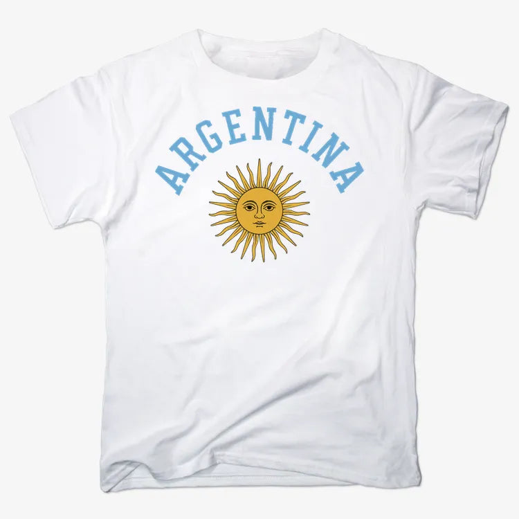 Argentina Sun Design-Men's T-Shirt-White