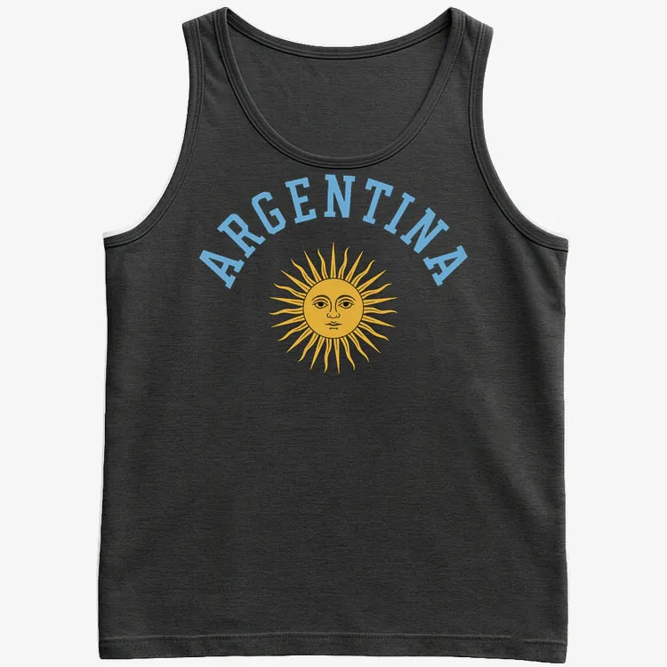 Argentina Sun Design-Men's Tank Top-Black