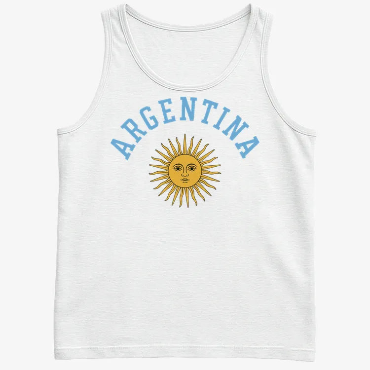 Argentina Sun Design-Men's Tank Top-White