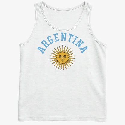 Argentina Sun Design-Men's Tank Top-White