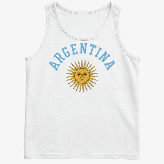 Argentina Sun Design-Men's Tank Top-White