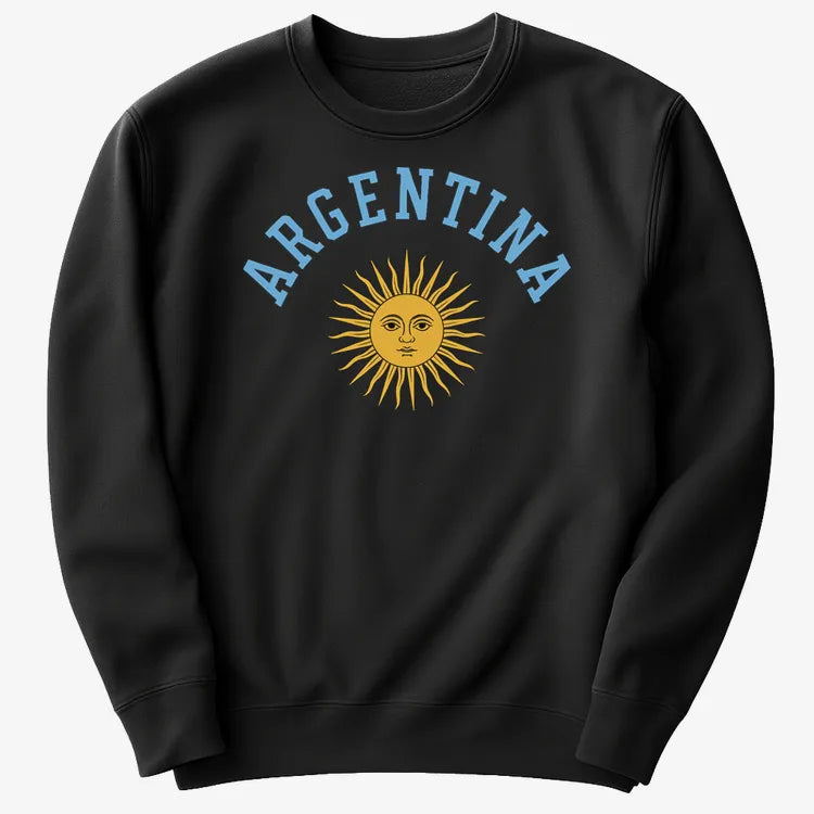 Argentina Sun Design-Sweater-Black