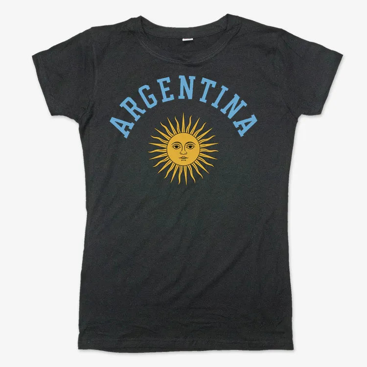 Argentina Sun Design-Women's T-Shirt-Midnight