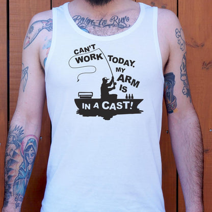 Can' Work Arm In A Cast Fisherman Joke