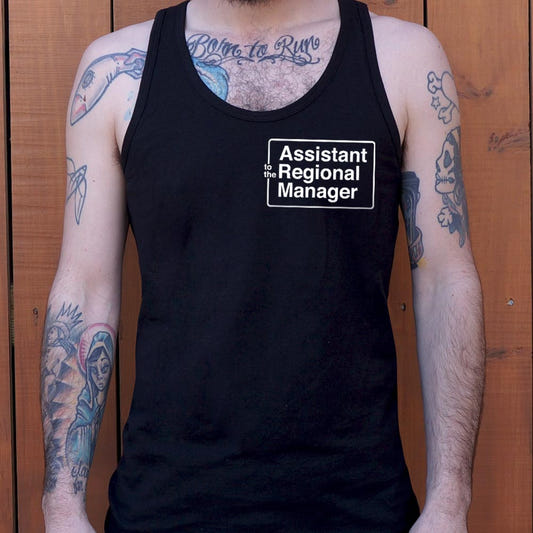 Assistant to the Regional Manager graphic Men's Tank Top in Black