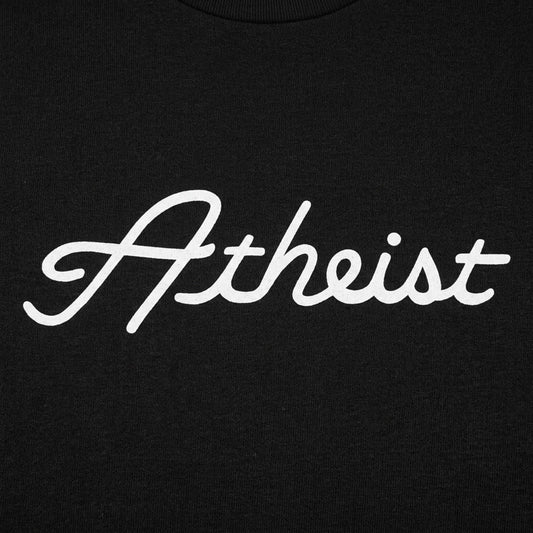 Atheist Script Logo detail