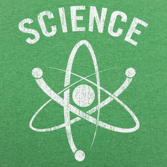 Atomic Science with Atom Symbol graphic tee design