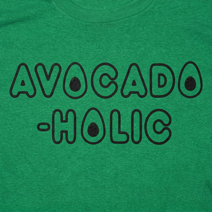 Avocado-Holic Funny Avocado Addict Pun detail